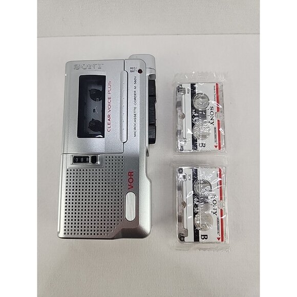 Sony M-560V Clear Voice Plus VOR Microcassette Voice Recorder Tested - Picture 1 of 6